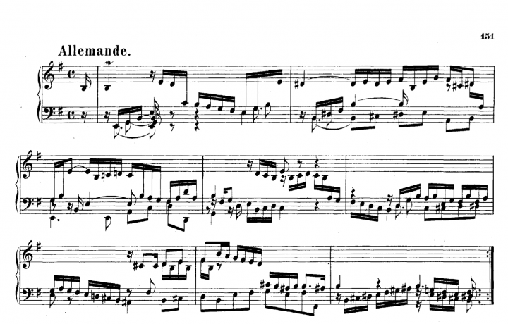 Webernian Row in Bach BWV 996 image
